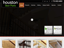 Tablet Screenshot of houstonstairparts.com